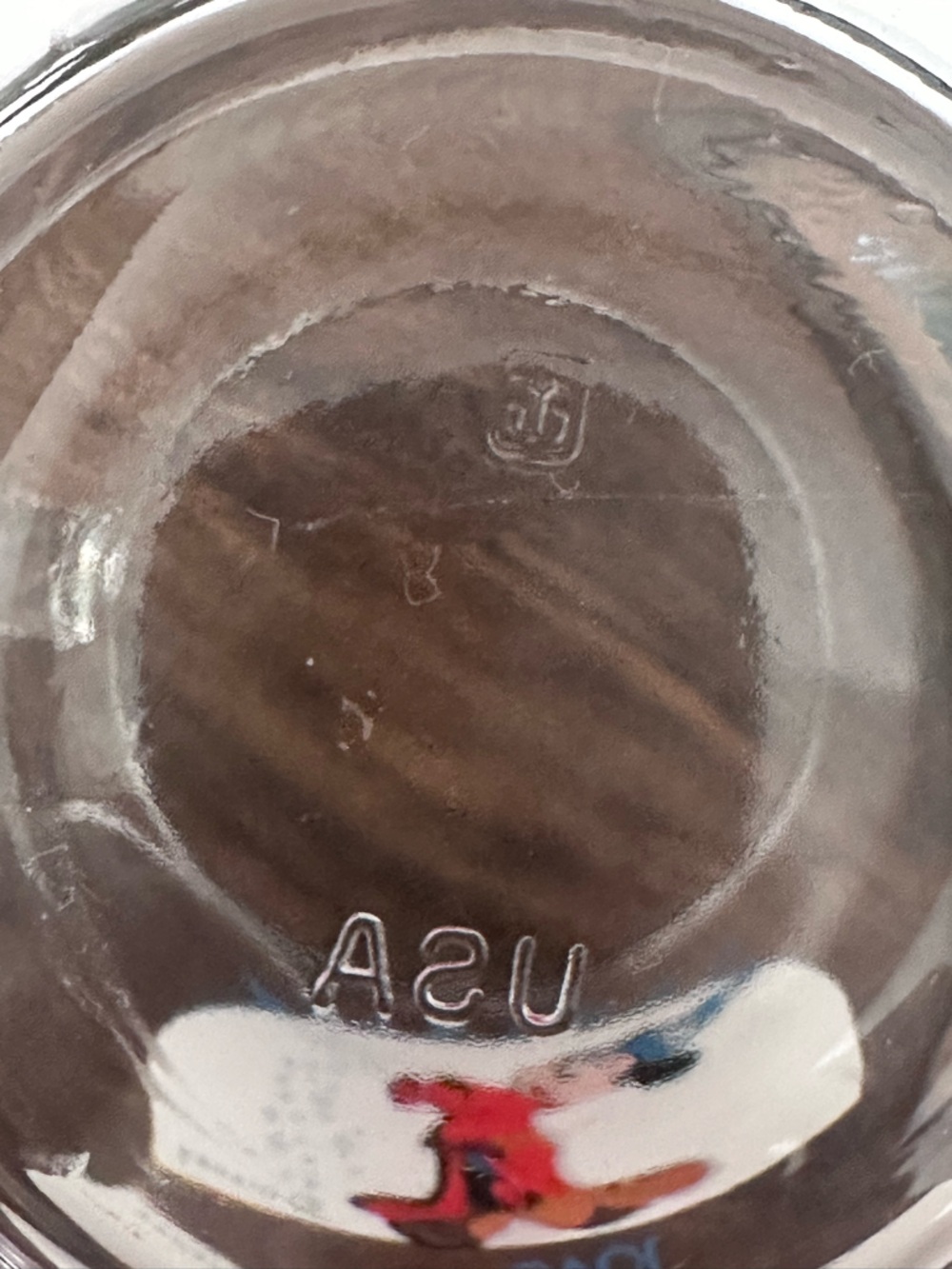 Vintage Disney Mickey Mouse Glass Mug Set of 4 - Anchor Hocking Fantasia - Picture 9 of 12